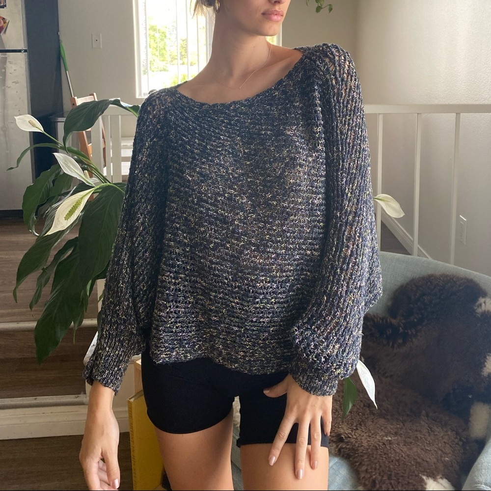 Free People - Multicolor Off-the-Shoulder Sweater